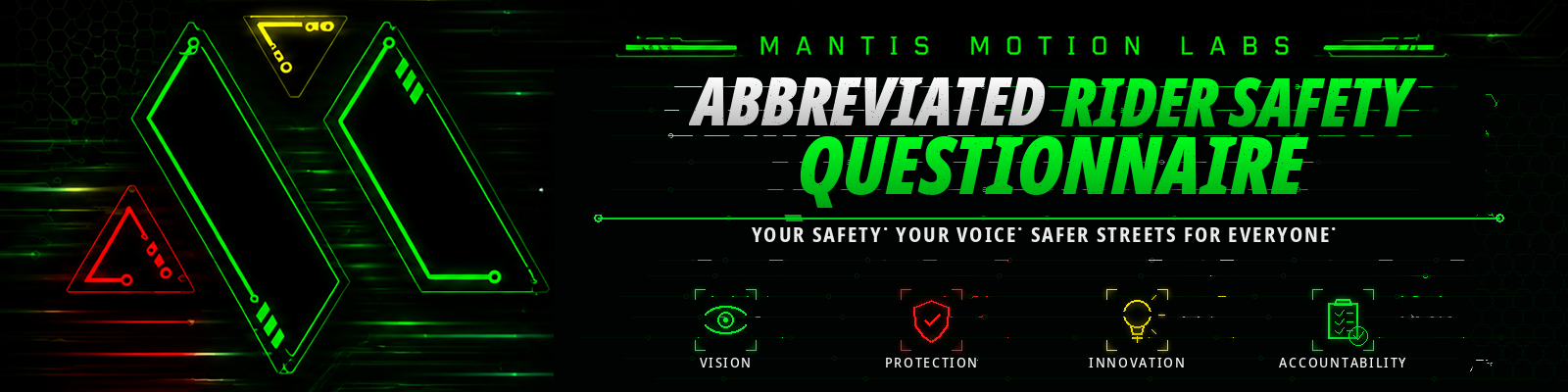 Abbreviated Rider Safety Questionnaire header
