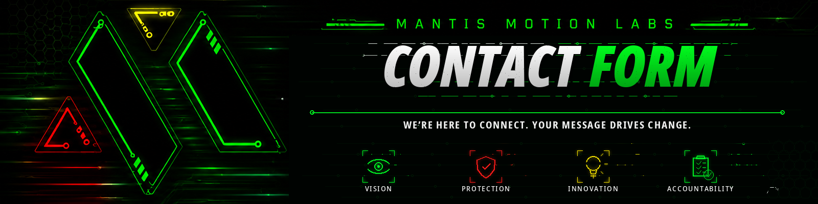 Mantis Motion Labs Contact Form header